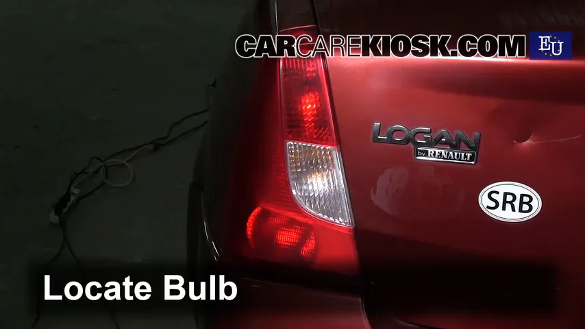 2006 Dacia Logan Prestige 1.6L 4 Cyl. Lights Turn Signal - Rear (replace bulb)